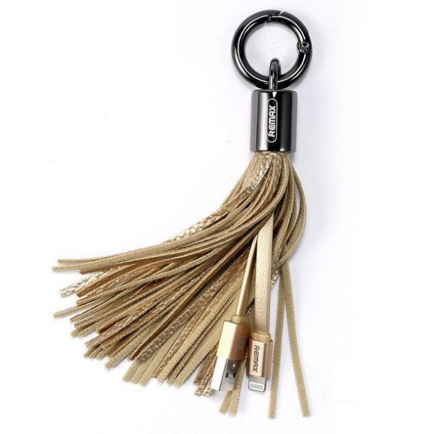 Кабель Lightning 0.15 m gold Tassel Ring RC-053i Remax 303605 Киев - изображение 1