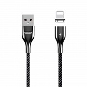 Кабель Lightning 1 м Magnetic Series Remax RC-158i-Black Київ
