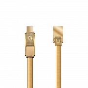 Кабель Lightning-microUSB-Type-C-USB 1 м Gplex Remax RC-070th-Gold Киев