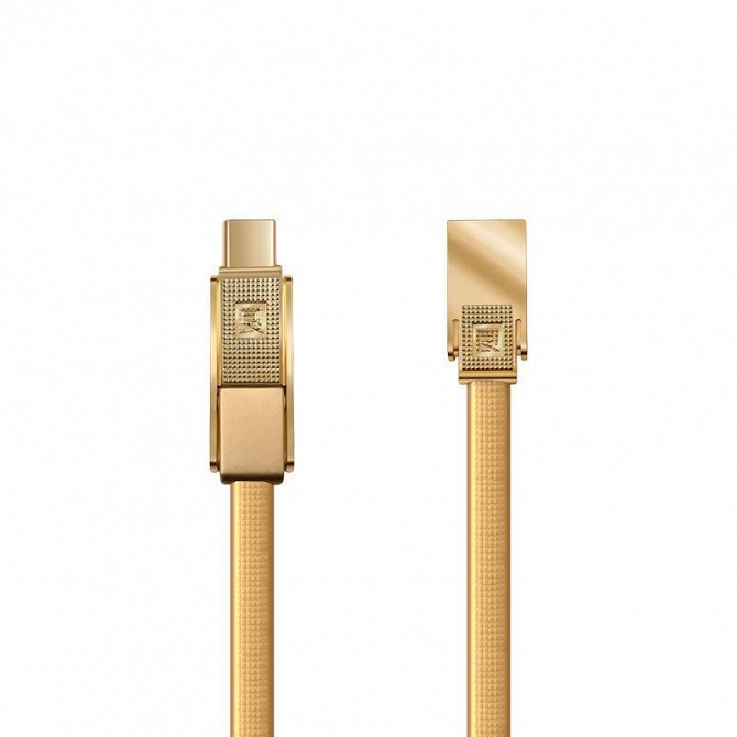 Кабель Lightning-microUSB-Type-C-USB 1 м Gplex Remax RC-070th-Gold Киев - изображение 1