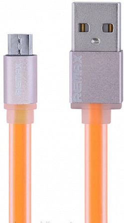 Кабель microUSB Colorful 1м  orange Remax 311801 Киев - изображение 1