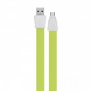 Кабель microUSB Flat Full Speed II RC-011m 1m green Remax 311001 Киев