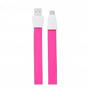 Кабель microUSB Flat Full Speed II RC-011m 1m pink Remax 311002 Киев