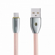 Кабель microUSB Knight RC-043m 1м silver-pink Remax 310013 Киев