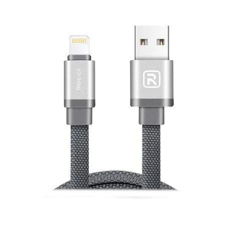 Кабель USB Lightning Delicate Recci RCL-H100-Grey Киев - изображение 1