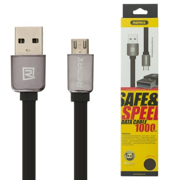 Кабель USB Remax King Kong Micro USB RC-015m-Black 1 м черный Київ - изображение 1
