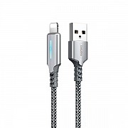 Кабель USB Remax Lightning Gonyu RC-123i-Silver 1 м серебристый Киев