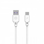 Кабель USB WK Type-C Full Speed Pro WDC-101a-White 1 м белый Київ