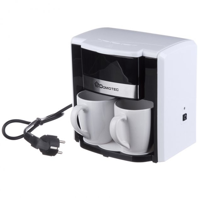 Кофеварка капельная Domotec MS-0706 500 Вт белая Київ - изображение 1