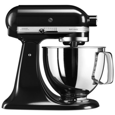 Миксер планетарный KitchenAid Artisan 5K45SSEOB 300 Вт черный Киев - изображение 1