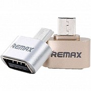 Переходник RA-OTG USB(F) to microUSB(M) Silver Remax 340901 Київ