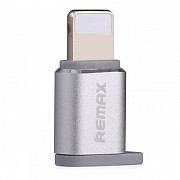 Переходник Visual RA-USB2 microUSB(F) to Lightning(M) Silver Remax 340905 Киев