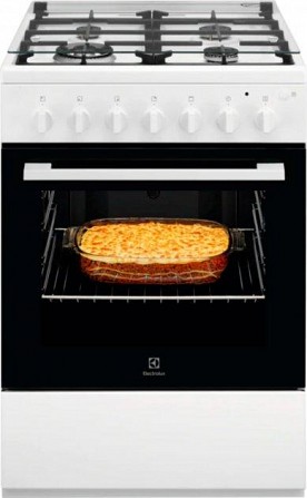 Плита газовая Electrolux RKG600005W белая Киев - изображение 1
