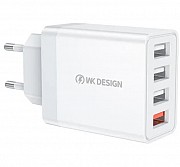 Сетевое зарядное устройство USB WK WP-U125-White белое Киев