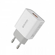 Сетевое зарядное устройство USB с кабелем USB WK Type-C WP-U57-T-White 1 м Киев