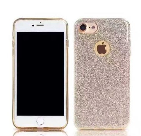 Силиконовый чехол Glitter для iPhone 7 золото Remax 700202 Киев - изображение 1