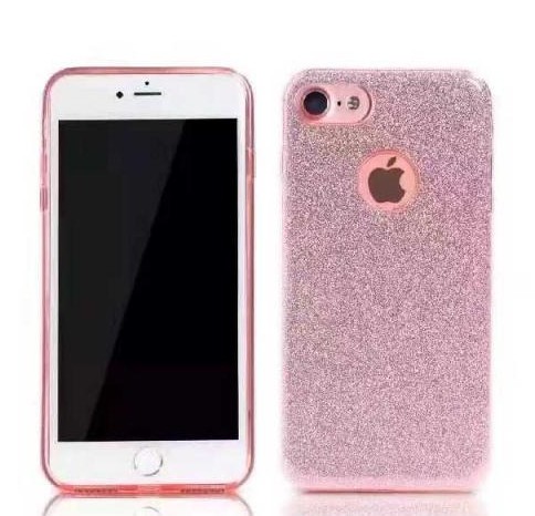 Силиконовый чехол Glitter для iPhone 7 розовый Remax 700203 Киев - изображение 1