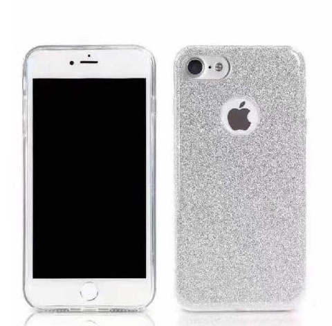 Силиконовый чехол Glitter для iPhone 7 серебро Remax 700201 Киев - изображение 1