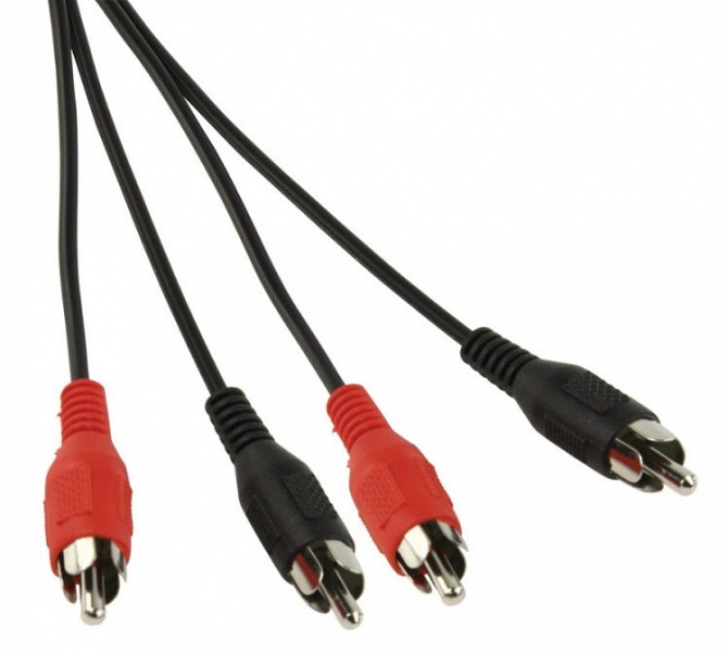 Соединительный кабель 1,5 м RCA to RCA CABLE-452 Київ - изображение 1