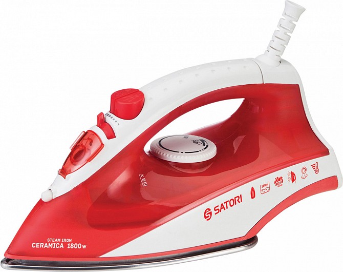 Утюг с керамической подошвой Satori SI-1820-RD Киев - изображение 1