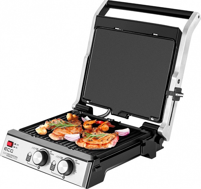 Электрогриль ECG Duo Grill and Waffle KG-2033 2000 Вт Киев - изображение 1