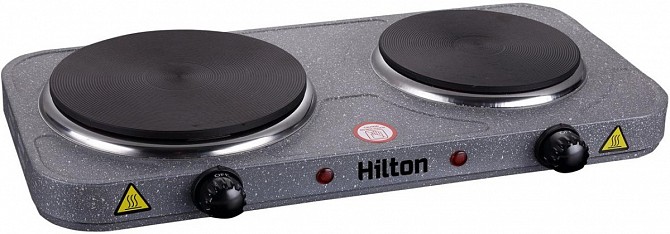 Электроплита Hilton HEC-203 2 конфорки серая Киев - изображение 1