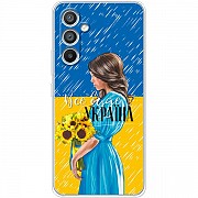 Чохол BoxFace для Samsung A54 5G A546 Україна дівчина з букетом (Код товару:29925) Харьков