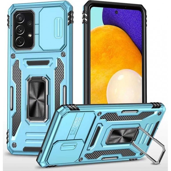 Чохол Camshield Army Ring для Samsung A34 5G A346 Light Blue (Код товару:29882) Харьков - изображение 1