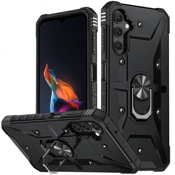 Чохол Pathfinder Ring для Samsung A34 5G A346 Black (Код товару:29889) Харьков - изображение 1