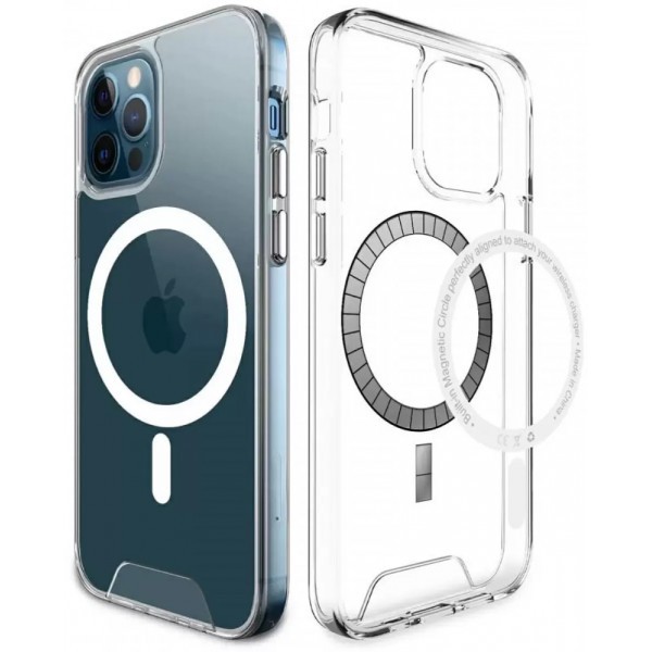Apple Чохол Space Case with MagSafe для iPhone 13 Pro Max Прозорий (Код товару:30031) Харьков - изображение 1