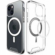 Apple Чохол Space Case with MagSafe для iPhone 13 Прозорий (Код товару:30032) Харьков