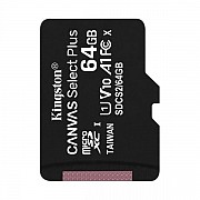 Карта пам'яті Kingston microSDXC 64GB Canvas Select Plus (SDCS2/64GBSP) (Код товару:16511) Харьков