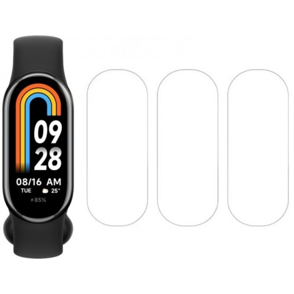 Набір захисних гідрогелевих глянцевих плівок DM для Xiaomi Mi Band 8/9 (3 шт) (Код товару:30121) Харьков - изображение 1