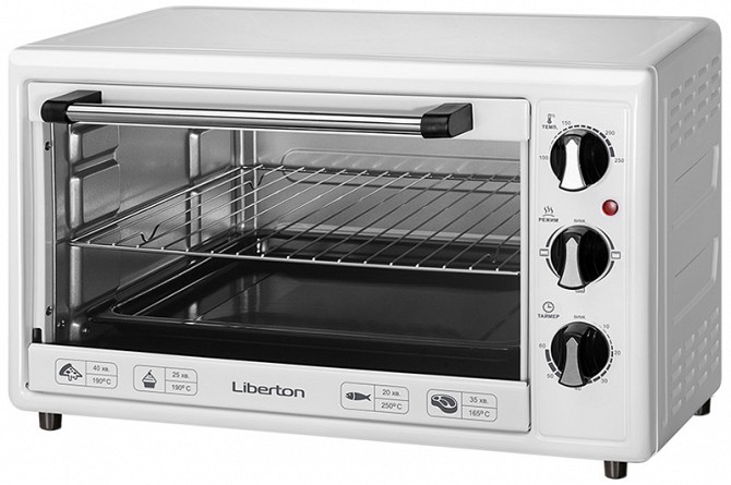 Электродуховка Liberton LEO-350-White Київ - изображение 1