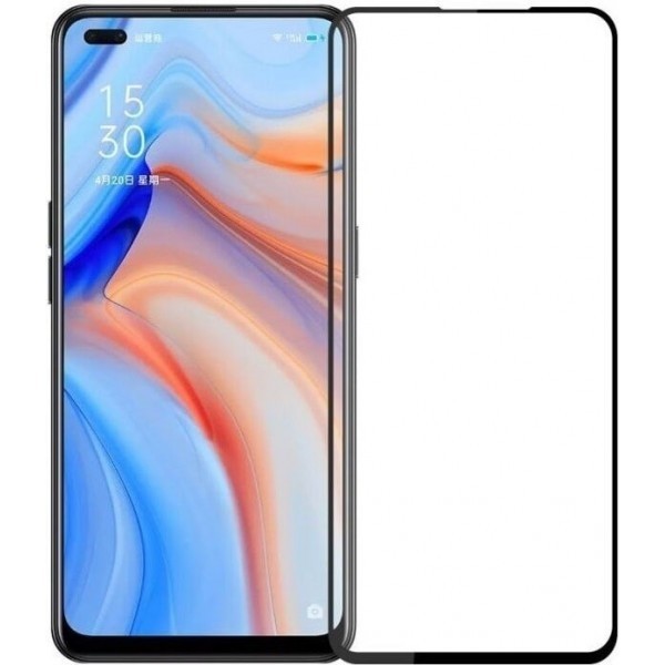 Захисне скло Oppo Reno 4 Lite Black (Код товару:14595) Харьков - изображение 1
