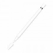 Силіконовий чохол IKSNAIL з кришкою для стилуса Apple Pencil White (Код товару:15596) Харьков