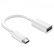 Адаптер USB-MicroUSB XoKo OTG XK-AC130-WH белый Киев