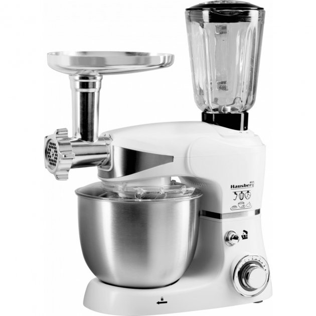 Кухонный комбайн Hausberg HB-7605AB 1000 Вт белый Киев - изображение 1