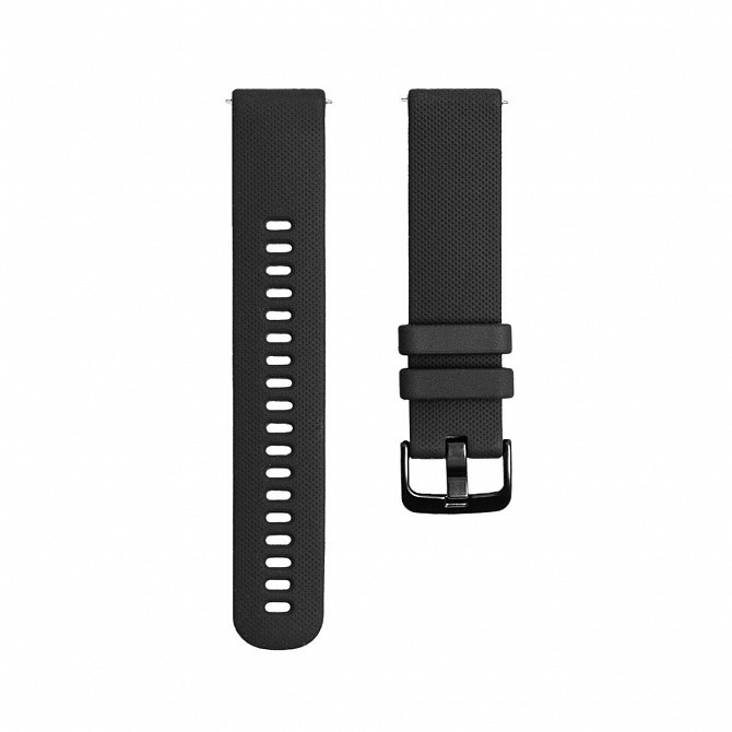 Ремешок силиконовый ХоКо для часов Samsung Rubber-1-20-Black 2 см черный Київ - изображение 1