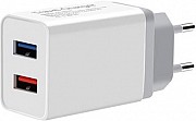 Сетевое зарядное устройство USB XoKo WC-210-W белый Киев