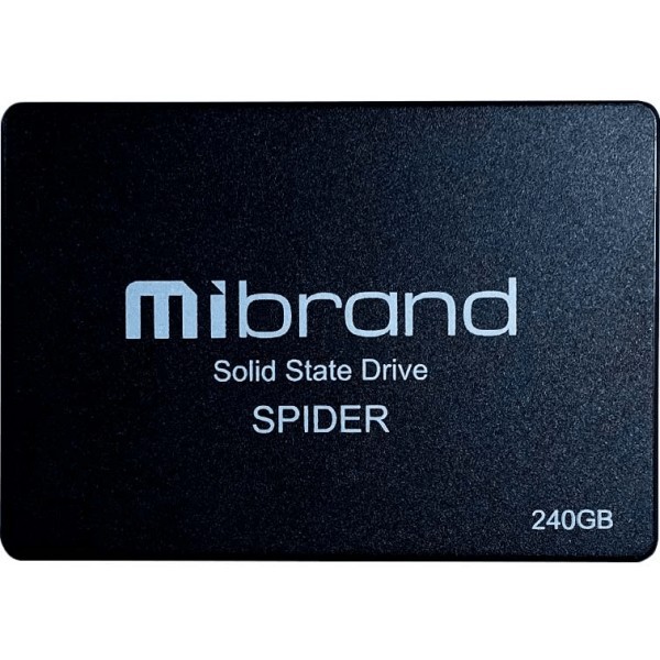 Накопичувач SSD 240GB Mibrand Spider 2.5 7mm SATAIII Bulk (MI2.5SSD/SP240GB) (Код товару:29931) Харьков - изображение 1