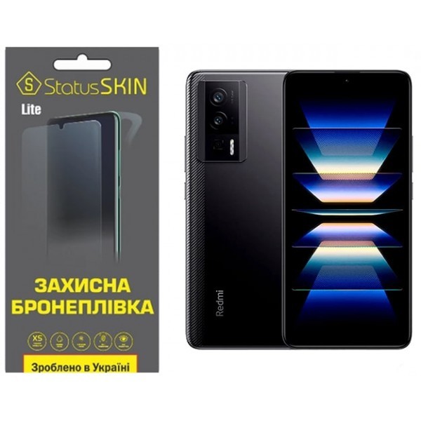 Поліуретанова плівка StatusSKIN Lite на екран Xiaomi Redmi K60/K60 Pro/Poco F5 Pro 5G Глянцева (Код  Харьков - изображение 1