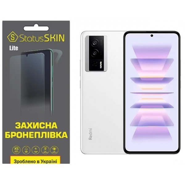 Поліуретанова плівка StatusSKIN Lite на екран Xiaomi Redmi K60/K60 Pro/Poco F5 Pro 5G Матова (Код то Харьков - изображение 1