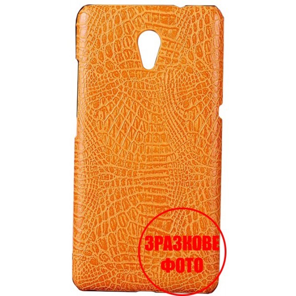 Чохол з імітацією шкіри крокодила для Meizu M5 Orange (Код товару:30404) Харьков - изображение 1
