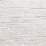 Самоклеюча 3D панель культурний камінь білий 700х600х8мм (191) SW-00000070 Киев