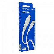 Кабель USB Borofone Lightning BX85-L 1 м белый Киев