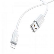 Кабель USB Borofone Lightning Harmony Silicone BX55-L 1 м белый Киев