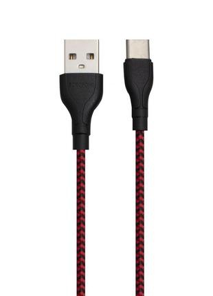 Кабель USB Borofone Type-C BX39-BR 1 м красный Киев - изображение 1