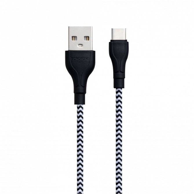 Кабель USB Borofone Type-C BX39-BW 1 м белый Киев - изображение 1