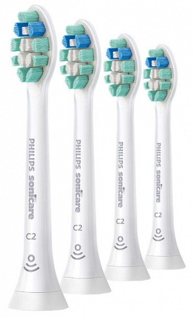 Насадка для зубной щетки Philips Sonicare C2 Optimal Plaque Defence HX9024-10 4 шт Киев - изображение 1